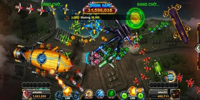 Bắn cá Đại Chiến B52 Dream86: Săn cá rinh ngay x1000 cược 4 nâng cấp vũ khí bắn cá