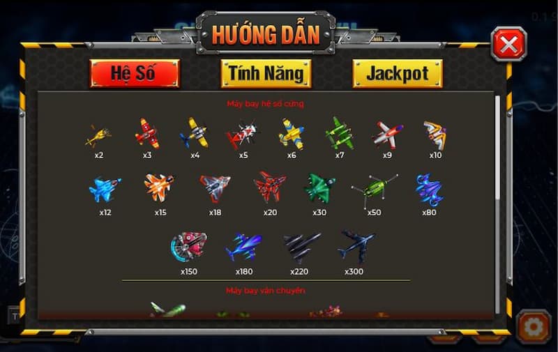 Bắn cá Đại Chiến B52 Dream86: Săn cá rinh ngay x1000 cược 3 Hệ số trả thưởng