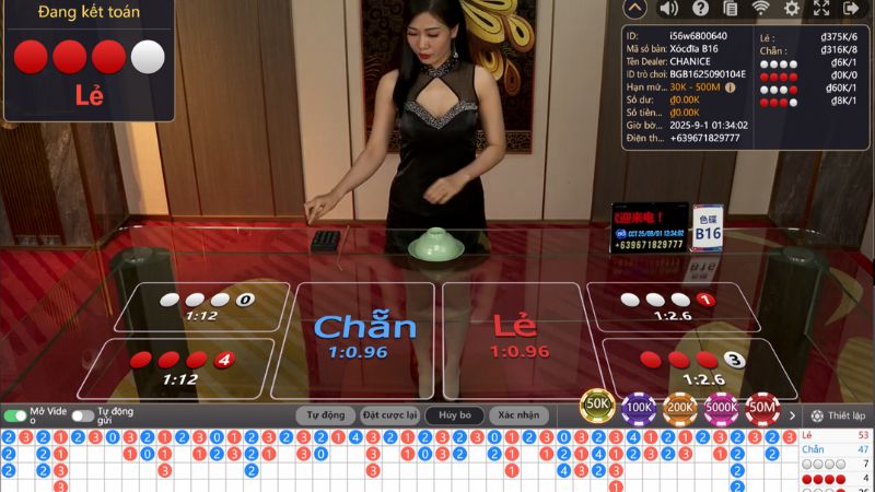 Xóc đĩa livestream đỉnh cao - Trải nghiệm chân thực tại Dream86 2 Bàn cược xóc đĩa livestream