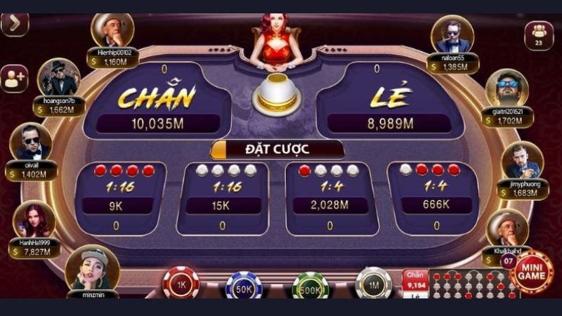 Xóc đĩa 3D tại Dream86 - Trải nghiệm chơi chân thực như tại sòng 1 Các cửa cược trên bàn chơi xóc đĩa 3D